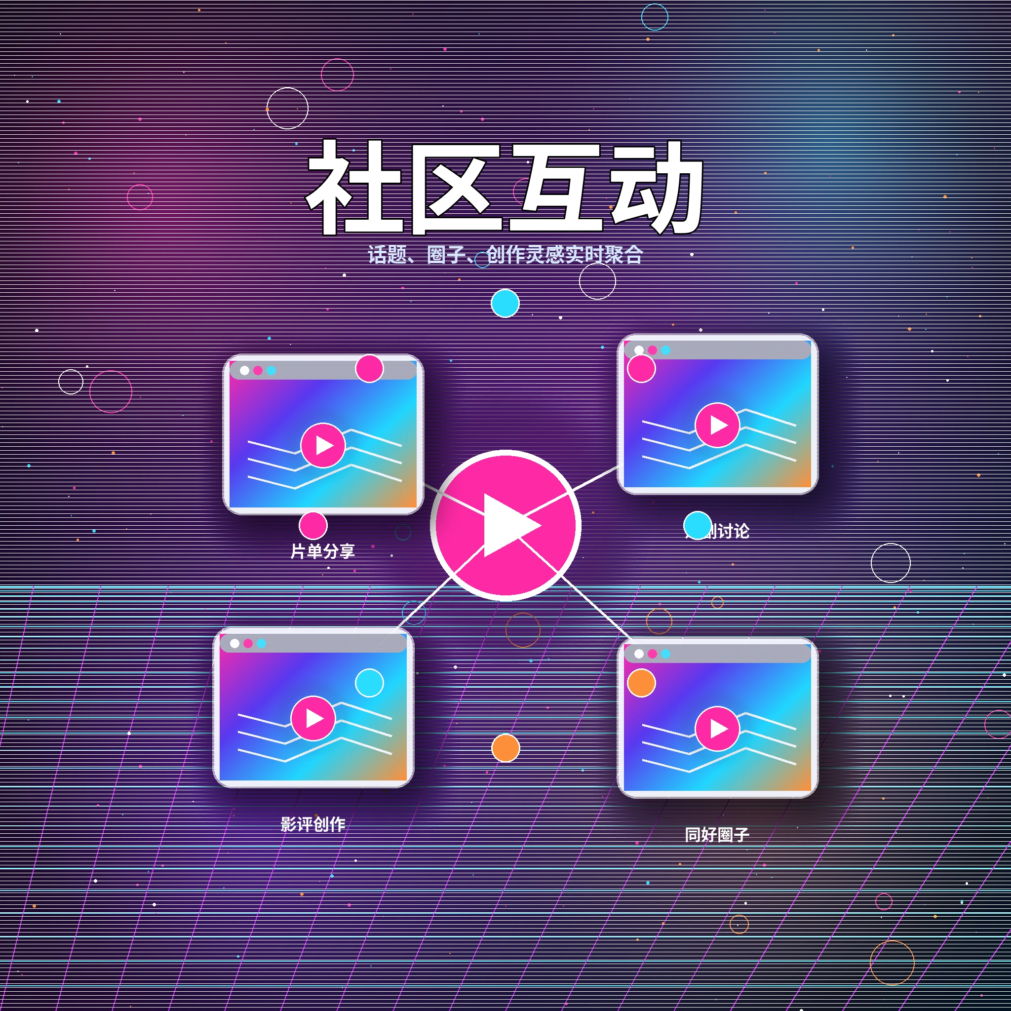 17c创作者社区与作品交流场景